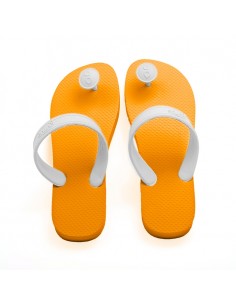 SANDALIA GURUS ORANGE & WHITE 2