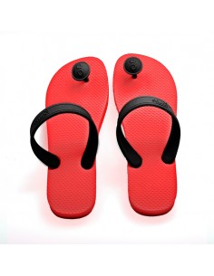 SANDALIA GURUS RED & BLACK 2