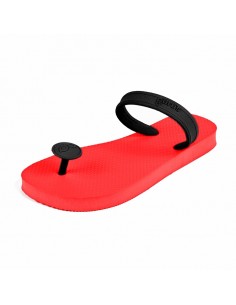 SANDALIA GURUS RED & BLACK